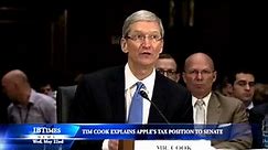 Tim Cook Explains Apple's Tax Position To Senate