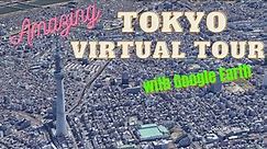 Amazing Tokyo virtual tour with Google earth