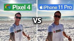 Pixel 4 XL vs iPhone 11 Pro CAMERA Test Comparison
