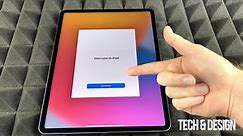 iPad 12.9” Set Up Guide - no Apple ID - no passwords | iPad Pro 5th gen Set Up Manual