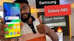 Samsung Galaxy A80 Hands on with Quick Review | Great But.........