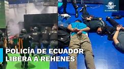 Así fue el rescate de rehenes en TC Televisión en Guayaquil, Ecuador