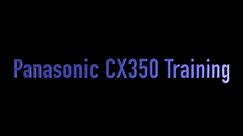 Using the Panasonic AG-CX350 to film performances
