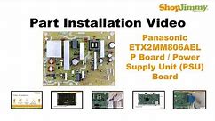 Panasonic Plasma TV Repair - Replacing & Installing Power Supply - How to Fix Plasma TVs