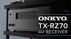 Onkyo Flagship RZ70 Home Theater Receiver - 11.2 Channels, 8K, THX, AV Receiver
