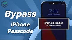How to Bypass iPhone Passcode✔ [Latest]