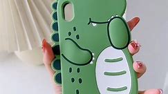 3D Cute Crocodile Case for iPhon X/Xs/XR/Xs Max