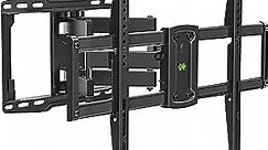 USX Mount UL Listed Full Motion TV Wall Mount for Most 37-86 inch TV, Swivel and Tilt Mount with Dual Articulating Arms Up to 132lbs, VESA 600x400mm, 16" Wood Studs, XML019
