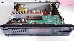 JVC RX-450 FM/AM Receiver - inside look - after maintenance and repair