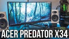 Ultrawide 100Hz Gaming Monitor - Acer Predator X34 Review