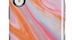 Casely iPhone XR Case | Rainbow Marble Swirl Case