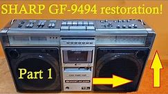 SHARP GF-9494 Repair - part 1!