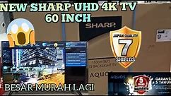SHARP 4K UHD TV 60 INCH TERBARU || SHARP UHD 4T-C60CH1X