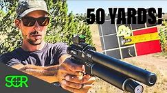 AEA HP SS Semiautomatic Pistol in 25 cal - MIND BLOWING! PCP Pistol has 50 yard accuracy like WOW 🤩