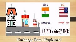 What is Exchange Rate : Explained with Animation