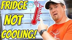 LG Fridge Not Cooling -- Freezer Works EASY DIY FIX! #howto #DIY #repair