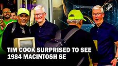 Tim Cook surprised to see Apple fan’s 1984 Macintosh SE at Store launch in Mumbai