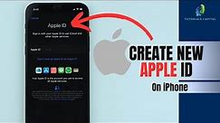 Create a New Apple ID on iPhone (2024) | Create Apple ID