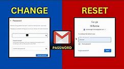 Change or Reset Gmail Password - Google Account, Gmail ID Password Recovery