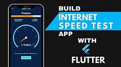 Build Internet Speed Test App with Flutter