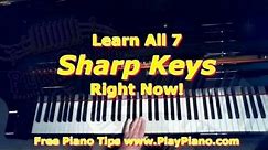 Learn All Sharp Keys Right Now!