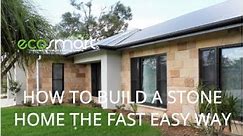HOW to build a STONE home the Fast EASY way. Smart Stone Systems