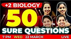 Plus Two Biology Public Exam | Sure Questions | Exam Winner