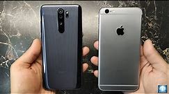 Note 8 pro vs iPhone 6s plus | SpeedTest, Camera Comparison, Antutu