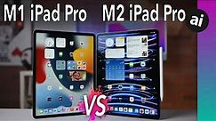 M2 iPad Pro VS M1 iPad Pro! EVERY Difference & Benchmarks!