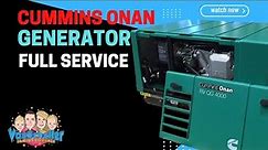 RV Generator Onan | FULL SERVICE How To Oil, Air Filter, Fuel Filter & Spark Plug