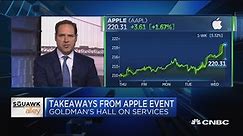 Goldman senior technology analyst Rod Hall weighs in on Apple's fall product launch