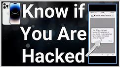 5 Ways To Check If You've Been Hacked On iPhone