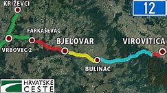 Izgradnja projekta brza cesta FARKAŠEVAC - BJELOVAR - VIROVITICA