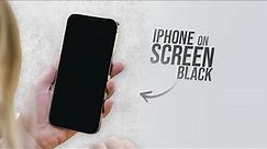How to Fix iPhone ON but Screen Black (tutorial)