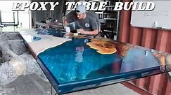 DIY Epoxy Table Build - Step By Step Guide (uncut)