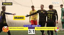 tv.nsk.pl [bramki] MKS Znicz Pruszków - Legionovia Legionowo 3:1 (0:1) 2024-01-24 12:30