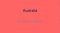 PPT - Australia PowerPoint Presentation, free download - ID:3275258
