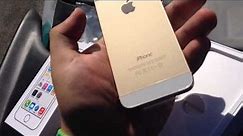 iPhone 5S Unboxing! (Gold 32GB AT&T)
