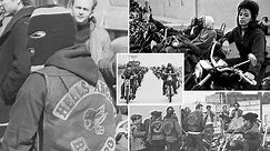 Hells Angels and their ‘old ladies’ captured on camera in amazing black and white pictures from 1965