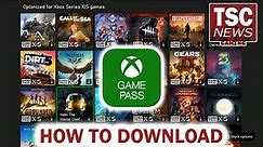 How to Download Xbox Game Pass Games on Xbox Series X | S
