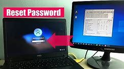 How to reset forgotten Windows password using another computer