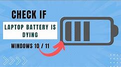 Check Laptop Battery Health In Windows 10 & 11 - Battery Health in Percentage