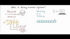 What is binary number system