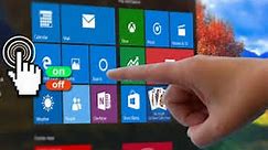 How to enable and disable touch screen without HID- Compliant touch in windows 10 2016