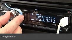 JVC KD-HDR61 CD Receiver Display and Controls Demo | Crutchfield Video