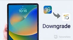 How to Downgrade iPadOS 16/17 to iPadOS 15/16 without Losing Data