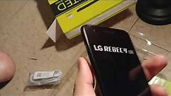 Straight Talk Wireless LG Rebel 4 Unboxing From Walmart