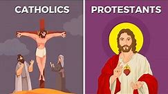 Catholics vs Protestants - 18 Differences (ANIMATION)