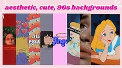 200+ aesthetic, cute & 90s wallpapers / lock screens / backgrounds ♡