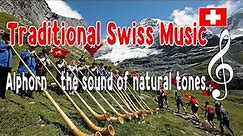 Traditional Swiss Musik Alphorn – the sound of natural tones.